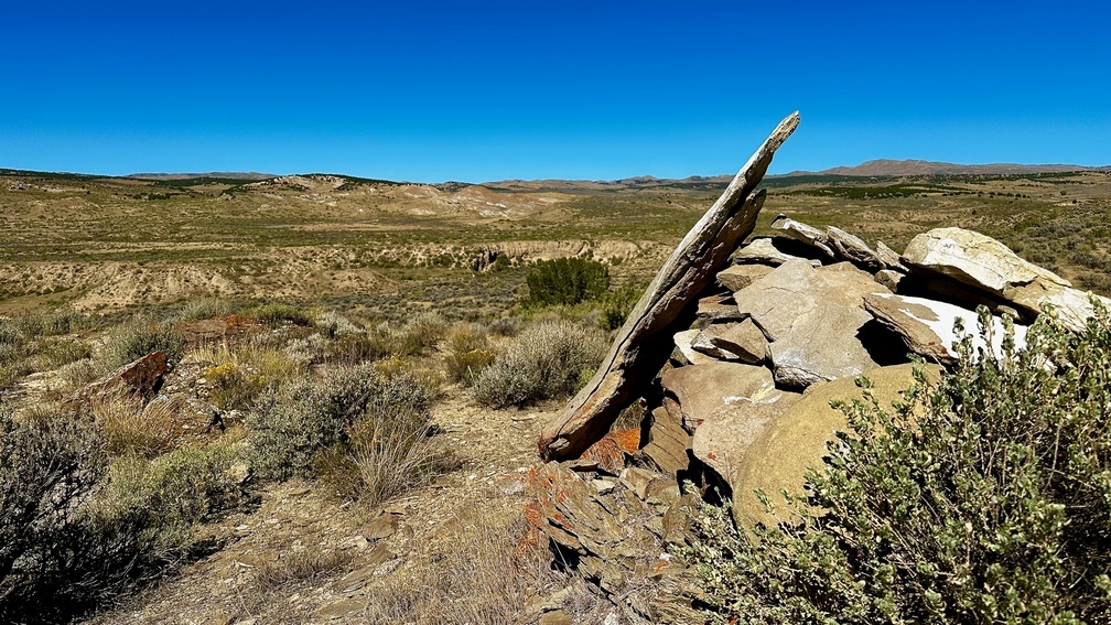 CB-Looking North on Sandstone Ridge